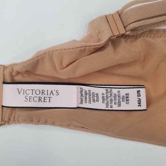 Victoria's Secret nude lined perfect coverage bra 34D - Picture 5 of 8